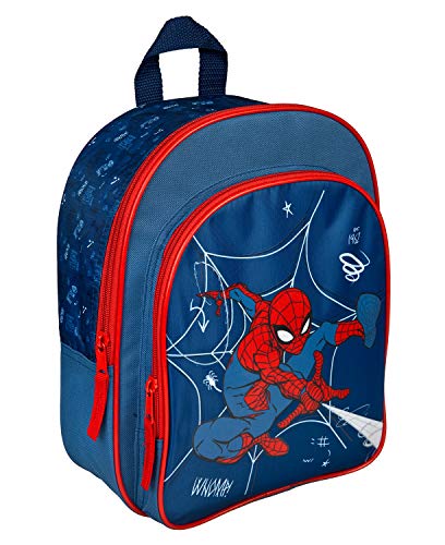 Rucksack mit Fronttasche, Marvels Spider-Man, für Schule und Freizeit, ca. 31 x 25 x 10 cm von Undercover