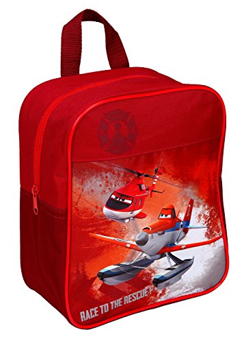 Undercover 10002157 Kinder-Rucksack Planes Fire and Rescue, 22 x 26 x 11 cm, rot von Undercover