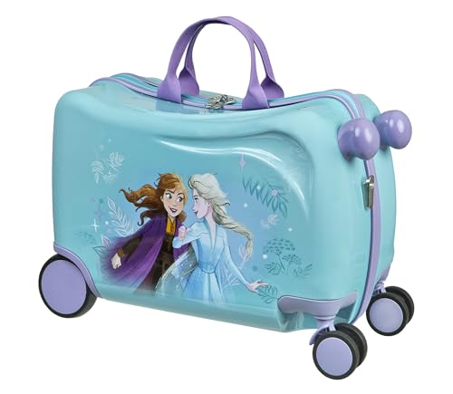 Undercover - Disney Frozen Ride-on Trolley - Kindergepäck zum Draufsitzen - Belastbar bis 50 kg - mit praktischen Tragegriffen - Stabiler Reisekoffer von Undercover