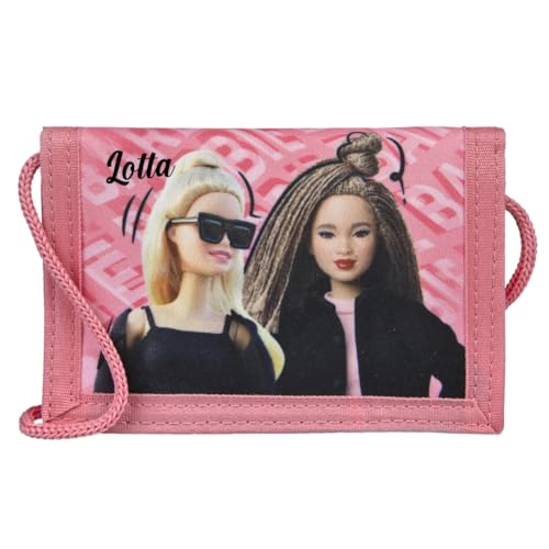 Undercover Geldbörse Barbie Mädchen - Personalisiert mit Name - Geldbörse zum Umhängen Kinder von Undercover