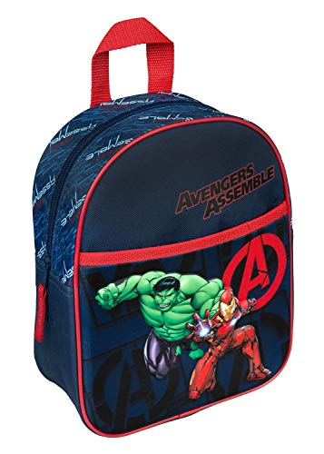 Undercover mit 3D Fronttasche, Marvels The Avengers, für Kindergarten und Freizeit, ca. 28 x 20 x 10,5 cm, Blau von Undercover