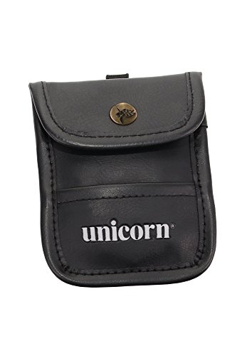 Unicorn Accessory Pouch, Zubehörbeutel, schwarzes Leder von Unicorn