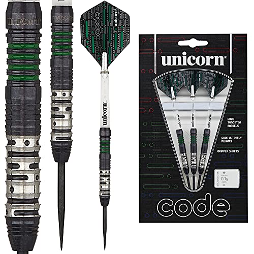 Unicorn Code Steel Dart, grün, 20g von Unicorn