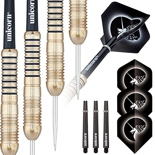 Unicorn Core Brass Dart Kern | Stil 2 | Messing | Dartpfeile mit Stahlspitze, 22 g Unicorn Core Brass Dart Kern | Stil 2 | Messing | Dartpfeile mit Stahlspitze, 22 g von Unicorn
