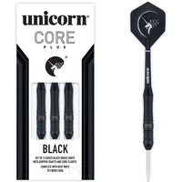 Unicorn Core Plus Black Brass 1 Steel Darts 24 g von Unicorn