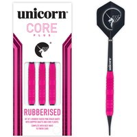 Unicorn Core Plus Rubberised Pink Brass Soft Darts 19 g von Unicorn