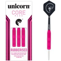 Unicorn Core Plus Rubberised Pink Steel Darts 22 g von Unicorn