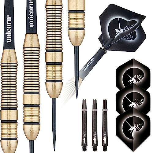 Unicorn Core Plus | Style 1 | Messing | Stahlspitze Dartpfeile, 26 g Unicorn Core Plus | Style 1 | Messing | Stahlspitze Dartpfeile, 26 g von Unicorn