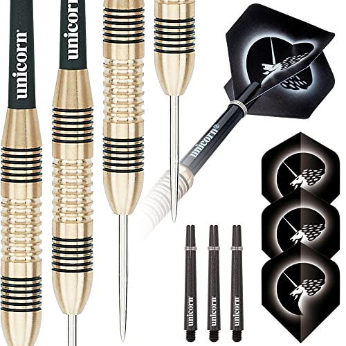Unicorn Core Steel Dart, Brass, 23g von Unicorn