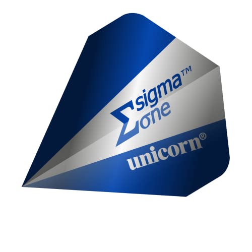 Unicorn Darts Blauer Flug Einhorn Sigma One|Blue Flight, Size von Unicorn