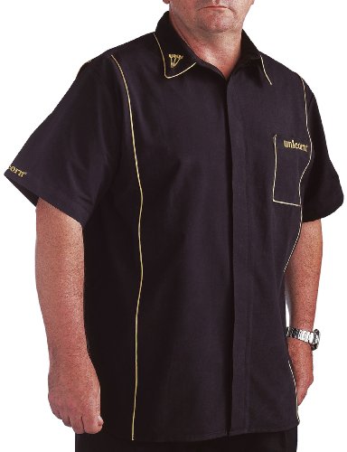Unicorn Darts Shirt Teknik Men's schwarz/Gold Small von Unicorn