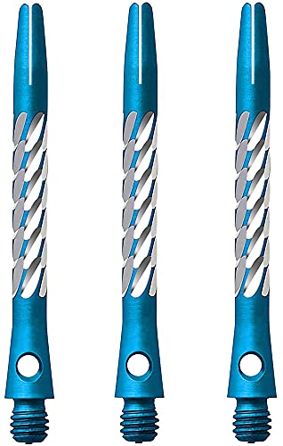 Unicorn Einhorn Premier Aluminium Dart Schäfte – Spirale Diamant Stiele – 1 Set (3), AM1036, blau, M von Unicorn