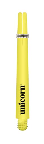 Unicorn Gripper 3 Flair Dart-Schäfte, gelb, Medium 44.2mm 1.03g von Unicorn