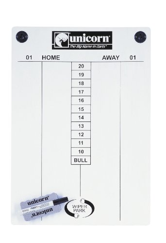Unicorn Scoreboard, mit Marker und Wischer, weiß, 400mmx570mm von Unicorn