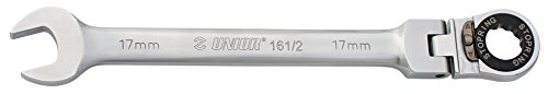 Unior d.d. 2362012440 - Gelenkgabelratschenringschlüssel Gelenkgabelratschenringschlüssel Silber 187 mm von Unior