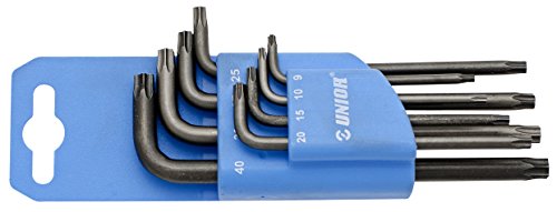 Unior d.d. Innen-TX-Profil Stiftschlüsselset Mehrfarbig 40mm von Unior