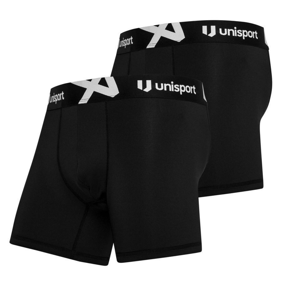 Unisport Athletic Boxer Shorts 2-er Pack - Schwarz von Unisport