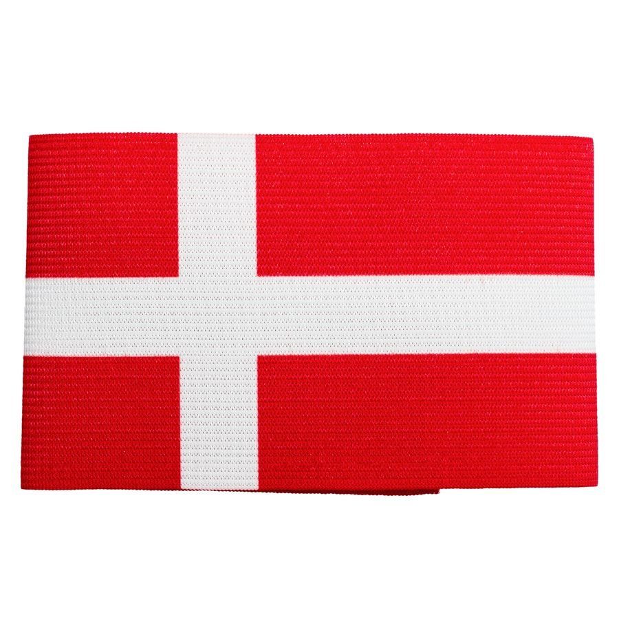 Unisport Kapitänsbinde Dänemark - Rot/Weiß von Unisport