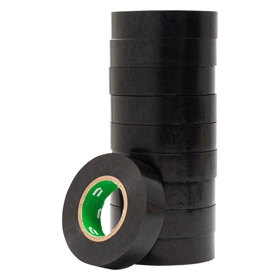 Unisport Sock Tape 1,9 cm x 19 m 10er-Pack - Schwarz von Unisport