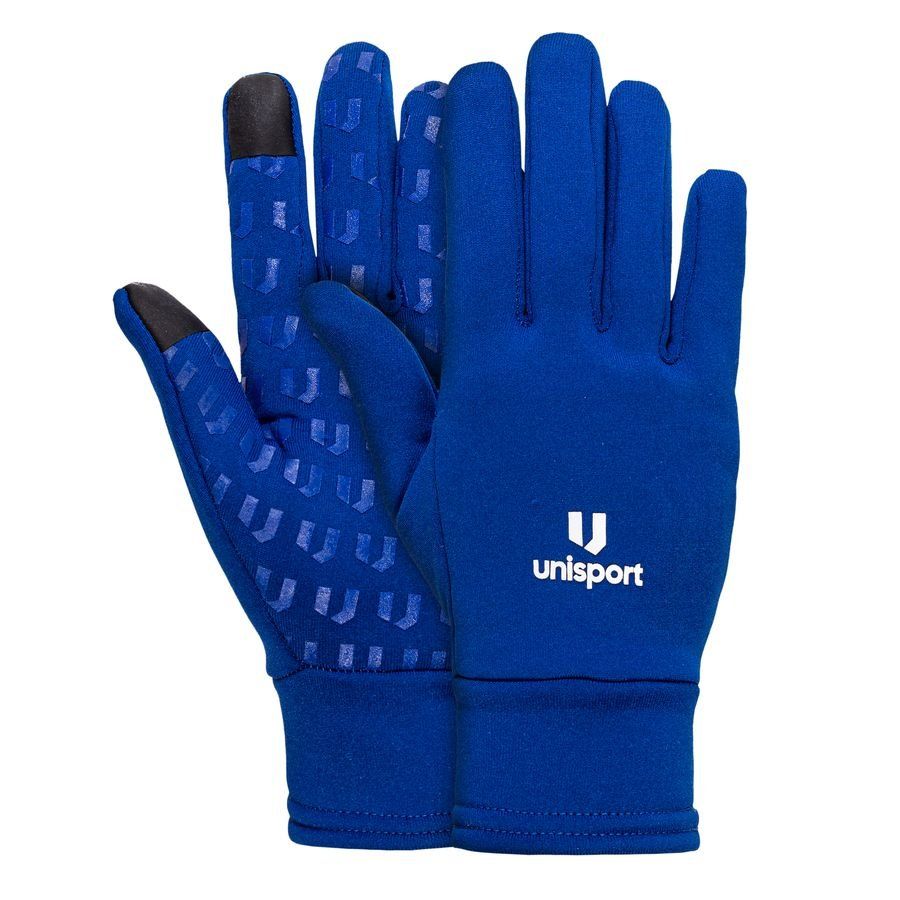 Unisport Spielerhandschuhe Warm - Blau von Unisport