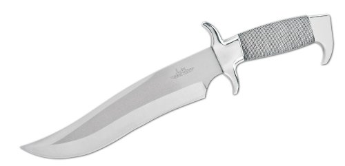 United Cutlery Gil Hibben Highlander Bowie Fahrtenmesser Silber, Klingenlänge: 22,2 cm, 02UC627 von United Cutlery