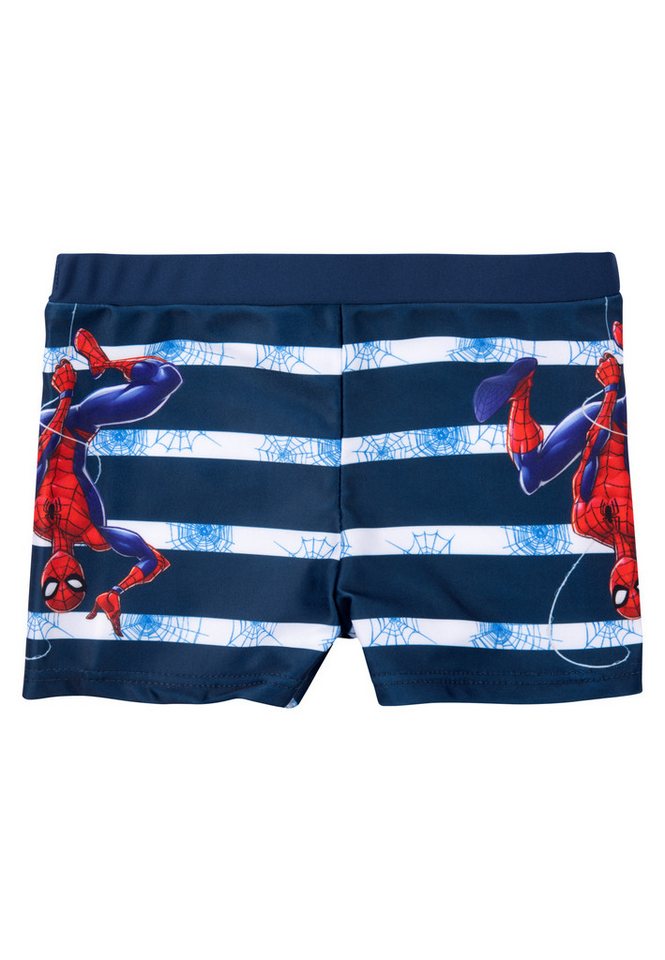 United Labels® Badehose Marvel Spiderman Badehose für Jungen - Kinder Schwimmhose Hose Blau von United Labels®