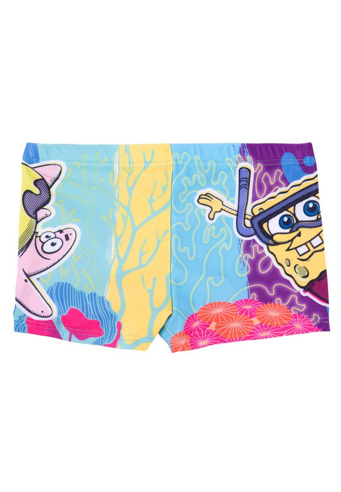 United Labels® Badehose Spongebob Schwammkopf Badehose für Jungen Kinder Schwimmhose von United Labels®