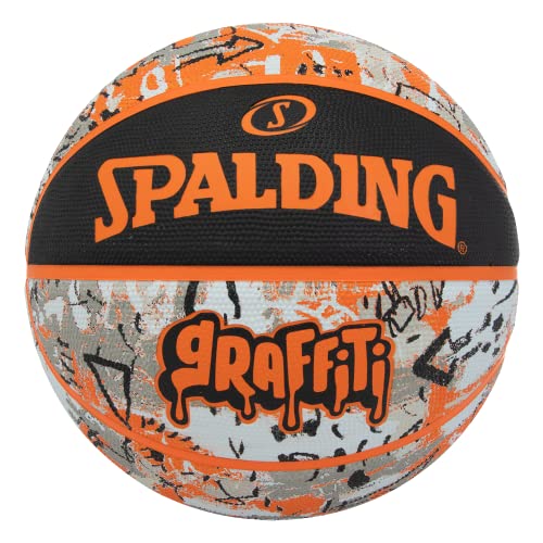 United Sports 84519Z Unisex – Erwachsene Spalding Graffiti Sz5 Ball, Orange, 5 von United Sports