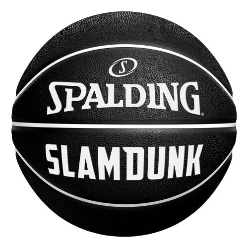 Spalding Basketball - Slam Dunk - Size 5 - Black - Outdoor - Rubber von Spalding