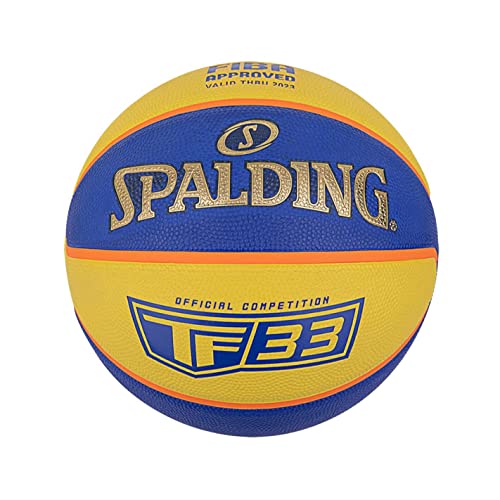 United Sports Unisex – Erwachsene Spalding TF 33 Ball, Blue/Yellow, 6 von Spalding