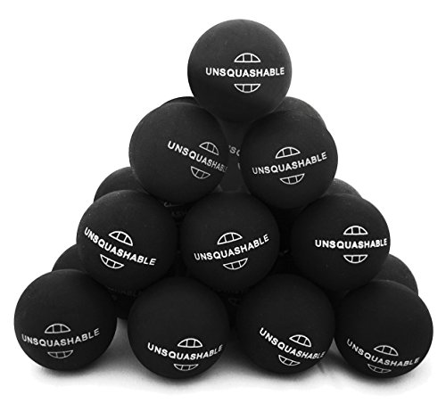 Unsquahable 382206 Squashbälle, 25er Pack, Gelb , von Unsquashable