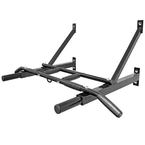 STM–Sport | Klimmzugstange Wandmontage Viergriff Transformer Schwarz | Pull Up Bar/Chin Up Bar | Home Gym | Workout | Sportgerät | Fitness Geräte | Klimmzug Stangen | Kraftsport von Untitled