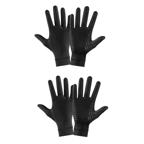 Uooduby 4X Arthritis Kompression Handschuhe Frauen Männer Entlasten Hand Schmerzen Handschuhe zum Tippen UnterstüTzung für Gelenke Tägliche UnterstüTzung S von Uooduby