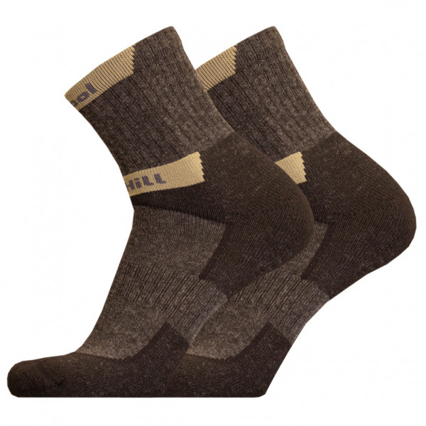 UphillSport - Hetta Summer Hiking 4L Drytech M3 w/ Upcycled Wool - Wandersocken Gr 35-38 braun von UphillSport