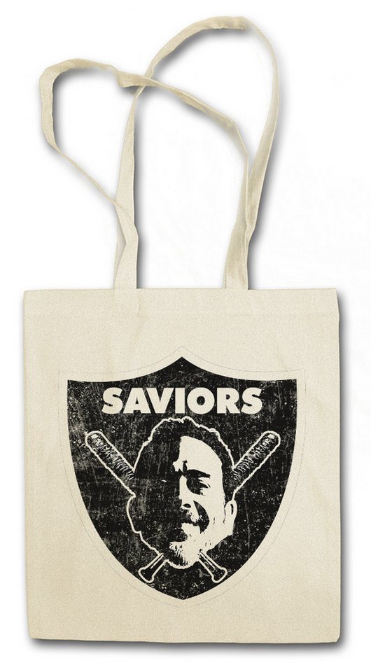 Urban Backwoods Beuteltasche Saviors Logo Stofftasche Negan Lucille Baseball Walking (1-tlg), Baseballschläger Dead Bat Quote von Urban Backwoods