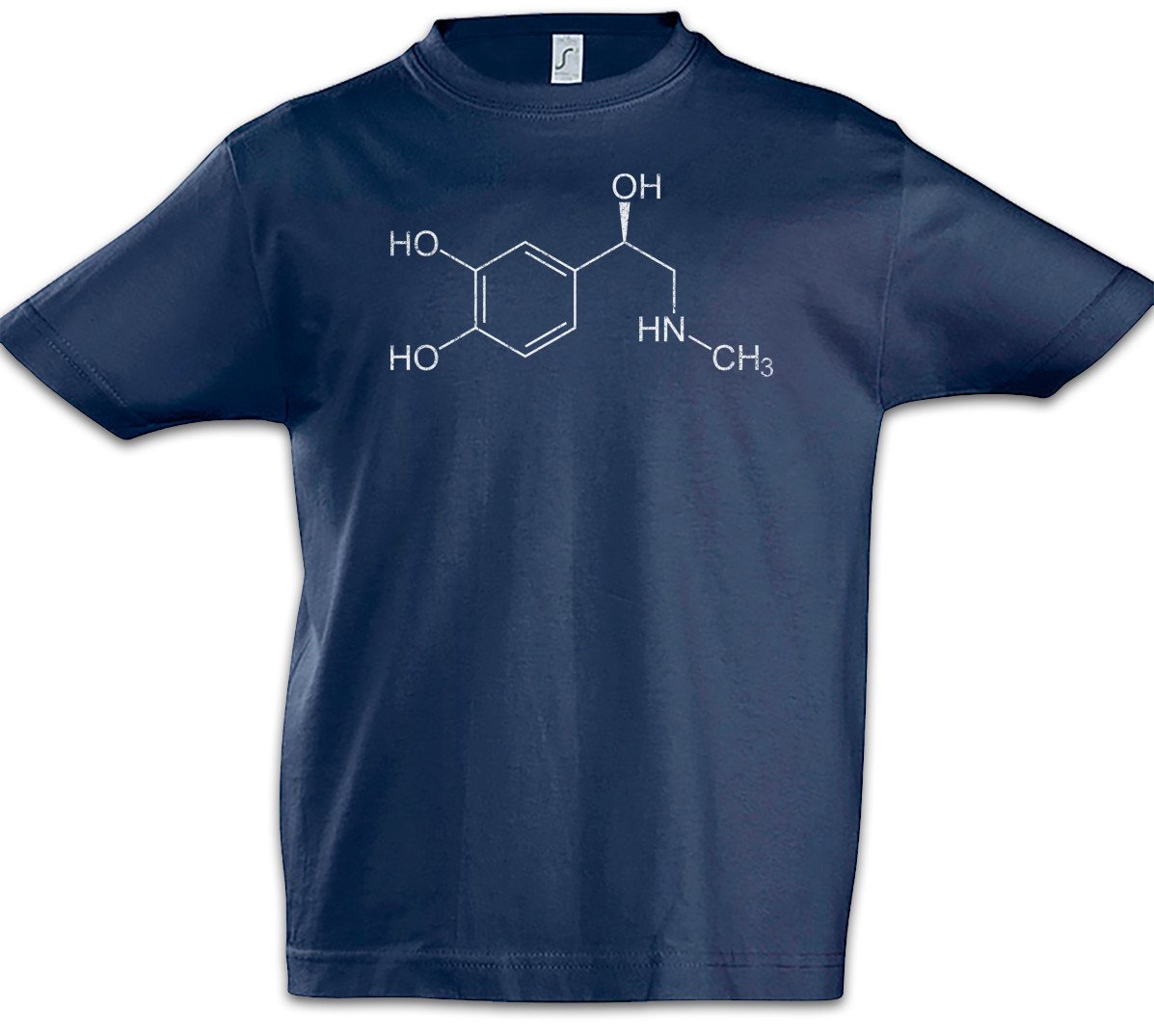 Urban Backwoods Print-Shirt Adrenalin Molecule Lifting Kinder T-Shirt Fun Geek Nerd Sport Science (1-tlg) Scientist Wissenschaft Molekül Teacher von Urban Backwoods