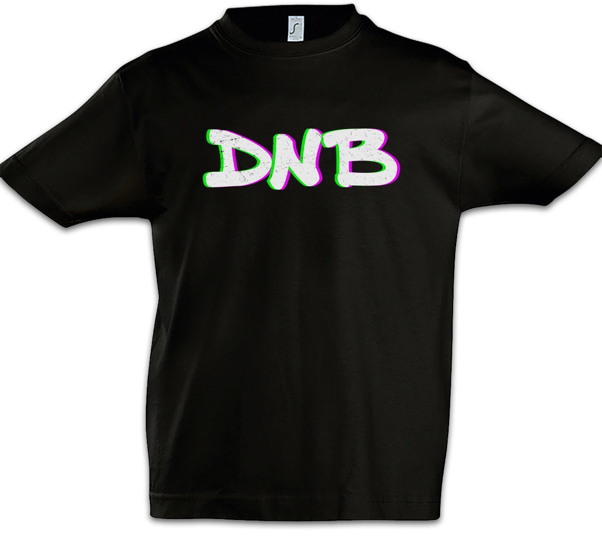 Urban Backwoods Print-Shirt DNB Drum 'N Bass Glitch Kinder T-Shirt Audio Techno Sound Music DJ (1-tlg) Electro Dance Sample Elektro von Urban Backwoods