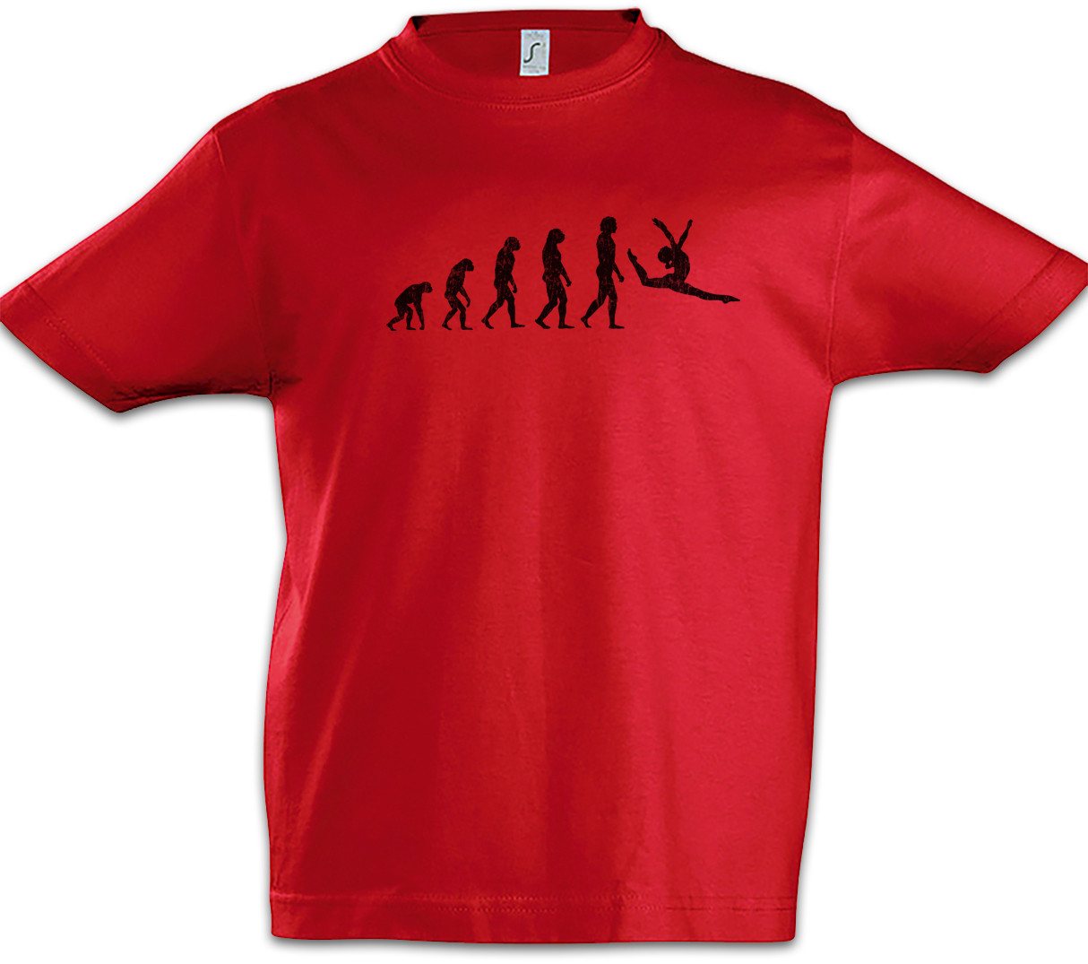 Urban Backwoods Print-Shirt Gymnastics Evolution Kinder T-Shirt Turnen Bodenturnen Turnerin (1-tlg) Gymnastik Yoga Sport Sports von Urban Backwoods