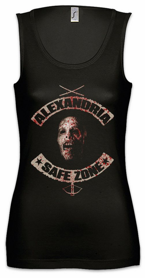 Urban Backwoods Tanktop Alexandria Safe Zone Ärmelloses Damen T-Shirt The City Sign Walking Dead Symbol Logo Dead von Urban Backwoods