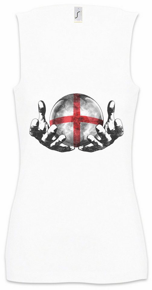 Urban Backwoods Tanktop England Football Magic Ball Ärmelloses Damen T-Shirt Englisch English Fußball Fussball Komet von Urban Backwoods