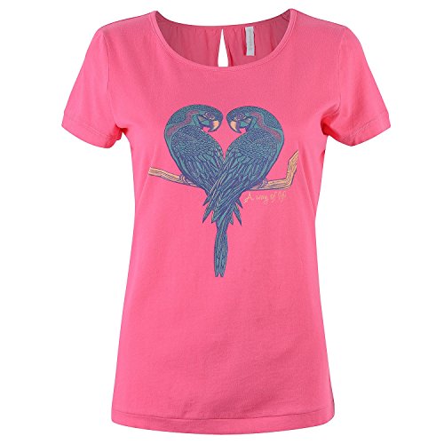 Urban Beach Damen Pink Love Birds T-Shirt, Rose, 40 von Urban Beach