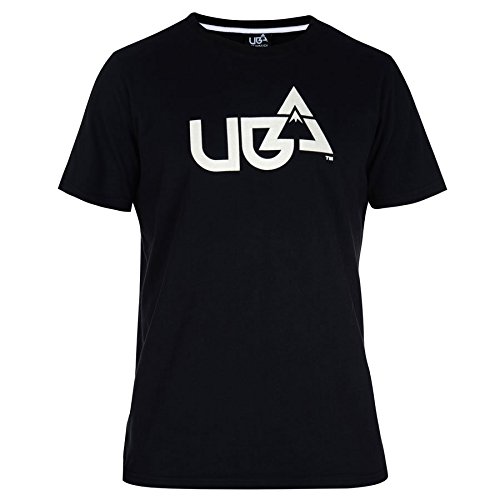 Urban Beach Herren Hills Crew Neck T-Shirt – Schwarz, Größe L von Urban Beach