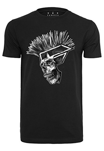 Merchcode Herren FA040-Punks Not Dead Tee T-Shirt, Black, XL von Urban Classics