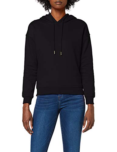 Urban Classics Damen Kapuzenpullover Ladies Hoodie, Schwarz (black 7), X-Small von Urban Classics