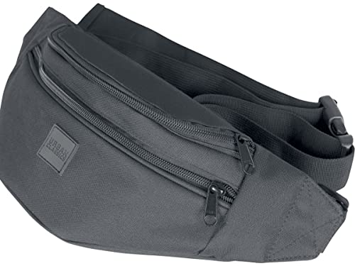 Urban Classics Double-Zip Shoulder Bag Umhängetasche, 39 cm, Schwarz von Urban Classics