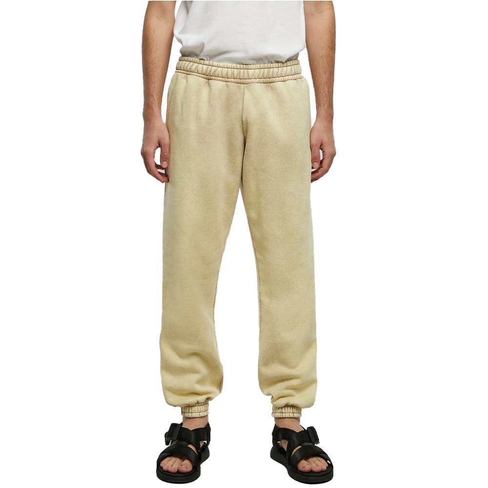 Urban Classics Heavy Sand Washed Tracksuit Pants Beige 3XL Mann von Urban Classics