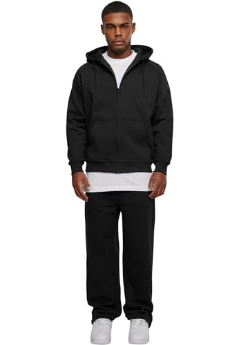 Urban Classics Herren Jogginganzug Blanc Suit, lässiges Kapuzensweatshirt mit Jogginghose, black, XXL von Urban Classics