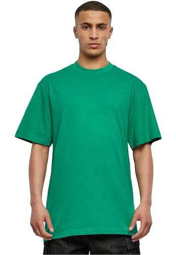 Urban Classics Herren T-Shirt Tall Tee, Oversized T-Shirt für Männer, Baumwolle, gerippter Rundhals, c.green, XL von Urban Classics