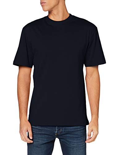 Urban Classics Herren T-Shirt Tall Tee, Oversized T-Shirt für Männer, Baumwolle, gerippter Rundhals, navy, XXL von Urban Classics
