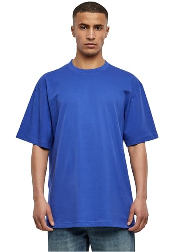 Urban Classics Herren T-Shirt Tall Tee, Oversized T-Shirt für Männer, Baumwolle, gerippter Rundhals, royal, 3XL von Urban Classics